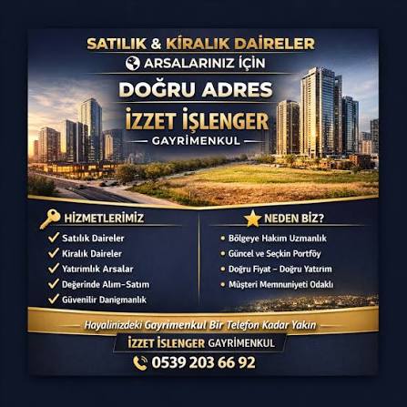 İzzet İşlenger Gayrimenkul kapak görseli